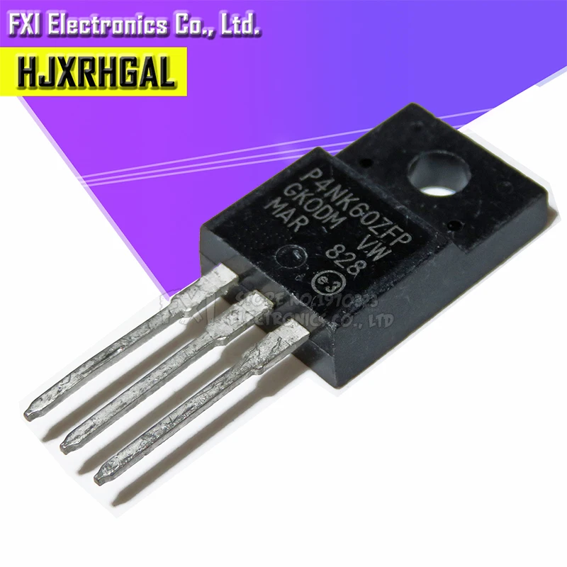 10 шт. STP4NK60ZFP TO-220F P4NK60ZFP TO220F MOSFET N-Channel новый оригинальный транзистор | Электронные
