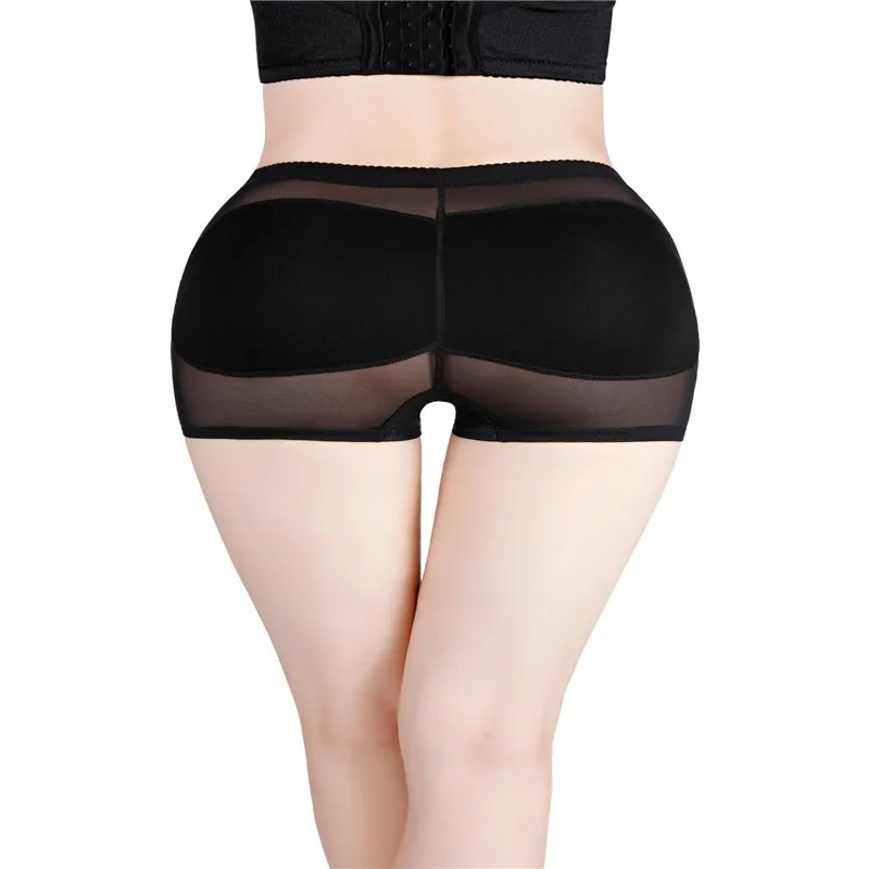 

Women Sexy Push Up Fake Butt Boxer Shorts Body Shaper Control Panties with Pad Butt Lifter Hip Postoperative repair Soft Pants