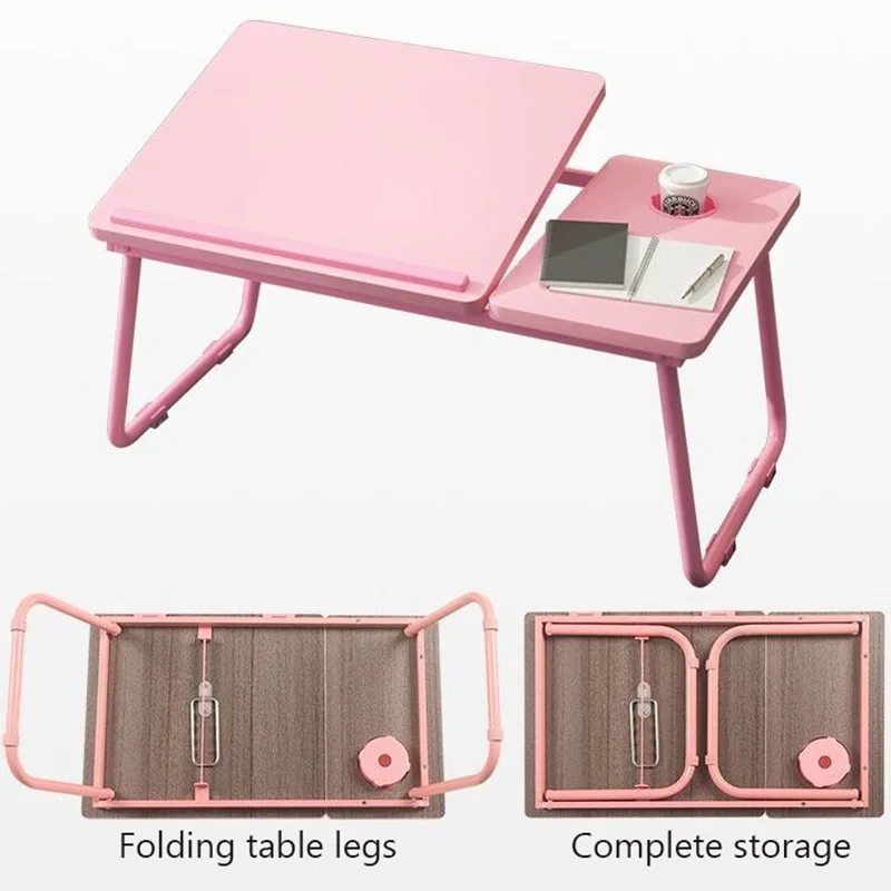

Adjustable Folding Laptop Table Notebook Desk Breakfast Serving Bed Trays Foldable Computer Desk Stand Lazy Bed Tray