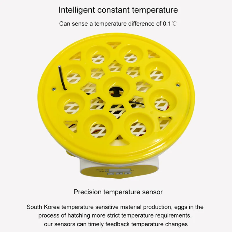 9 разделов яиц инкубатор Профессиональный мини Брудер птицы автоматический
