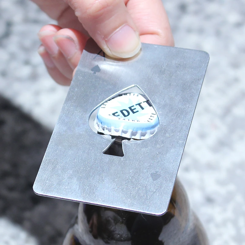 Горячая Распродажа покера пивная открывалка для бутылок Высокое качество Сталь