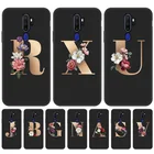 Чехол для OPPO A9 2020, силиконовый чехол для OPPO A92 A72 A32 A33 A37 A52 A7 A5S A31 A91 F3 A77, матовый чехол с буквами и цветами