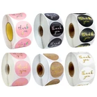 500 шт., 1 дюймовые голографические этикетки для упаковки подарков