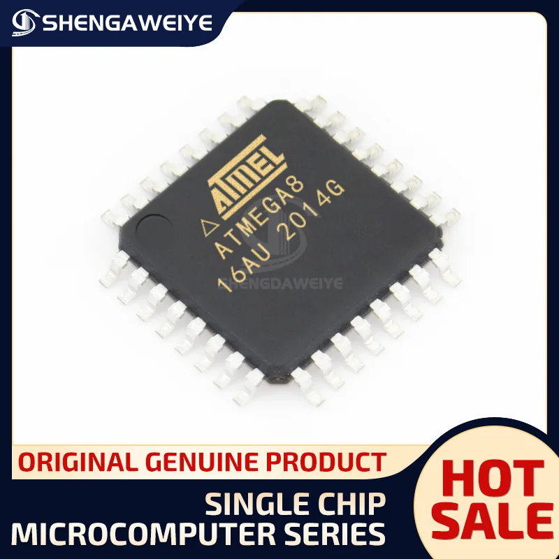 

10pcs/lot 100% New AND ORIGINAL ATMEGA8-16AU ATMEGA8L8U-TW QFP-32 Chipset