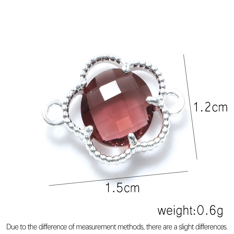 Коннекторы для изготовления ювелирных изделий из 4 элементов с кристаллами