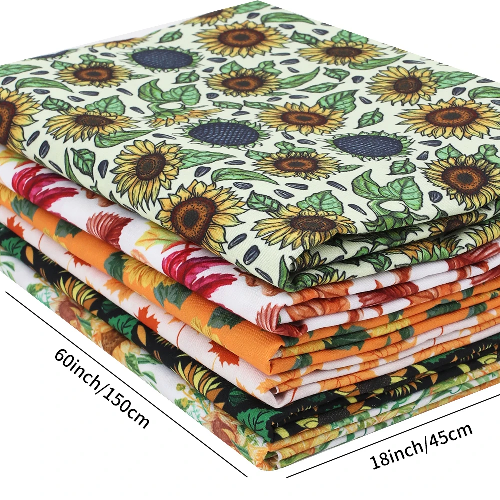 Ткань хлопчатобумажная из полиэстера с принтом 45*145 см |