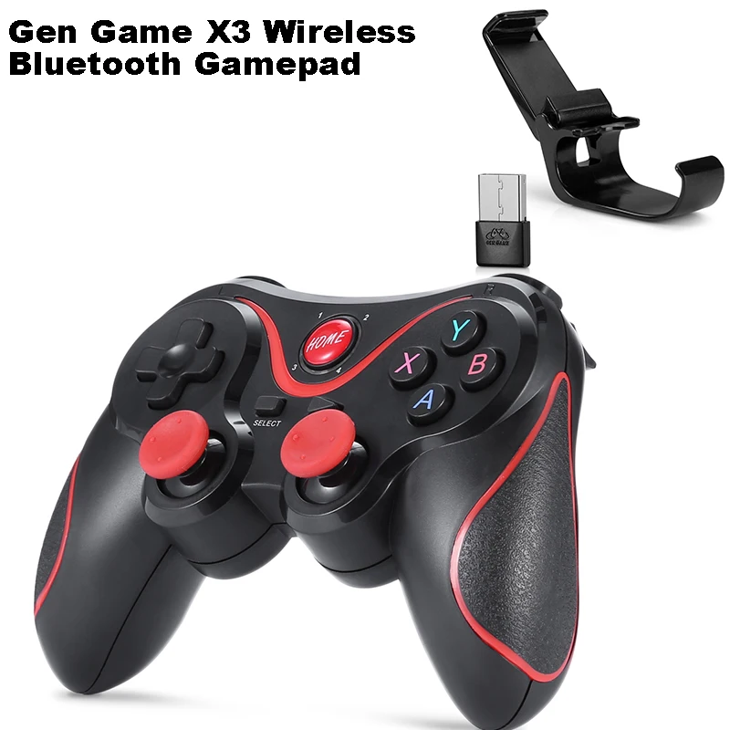 GEN GAME X3 игровой контроллер умный беспроводной геймпад Bluetooth джойстик игровой пульт дистанционного управления с беспроводным приемником держатель телефона