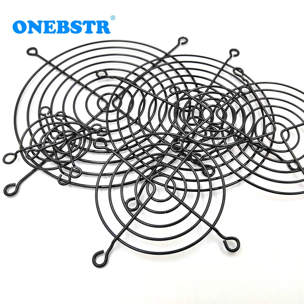 Крышка вентилятора охлаждения для процессора железная сетка 4 см 5 6 8 9 12 13 14 черный