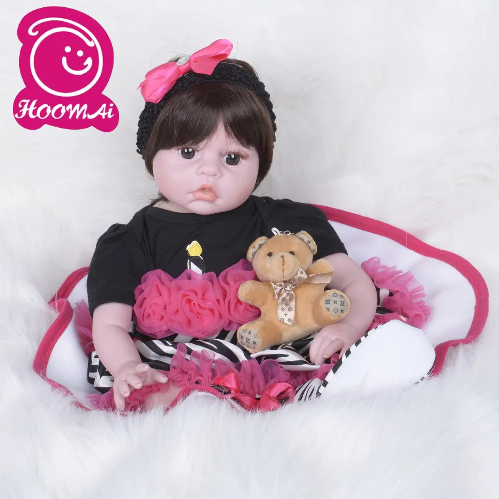 55 см Bebe Кукла Reborn Мягкая силиконовая PP Хлопок тело мальчик девочка игрушка Baby