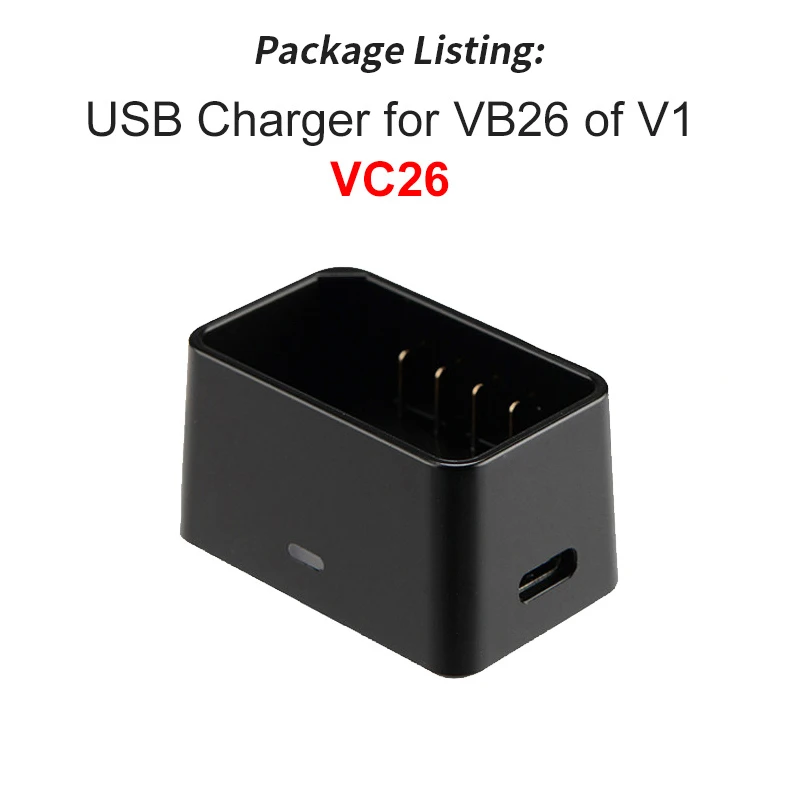 Зарядное устройство USB Godox VC26 для вспышки Speedlight V1 (без батареи)|Аксессуары вспышек|