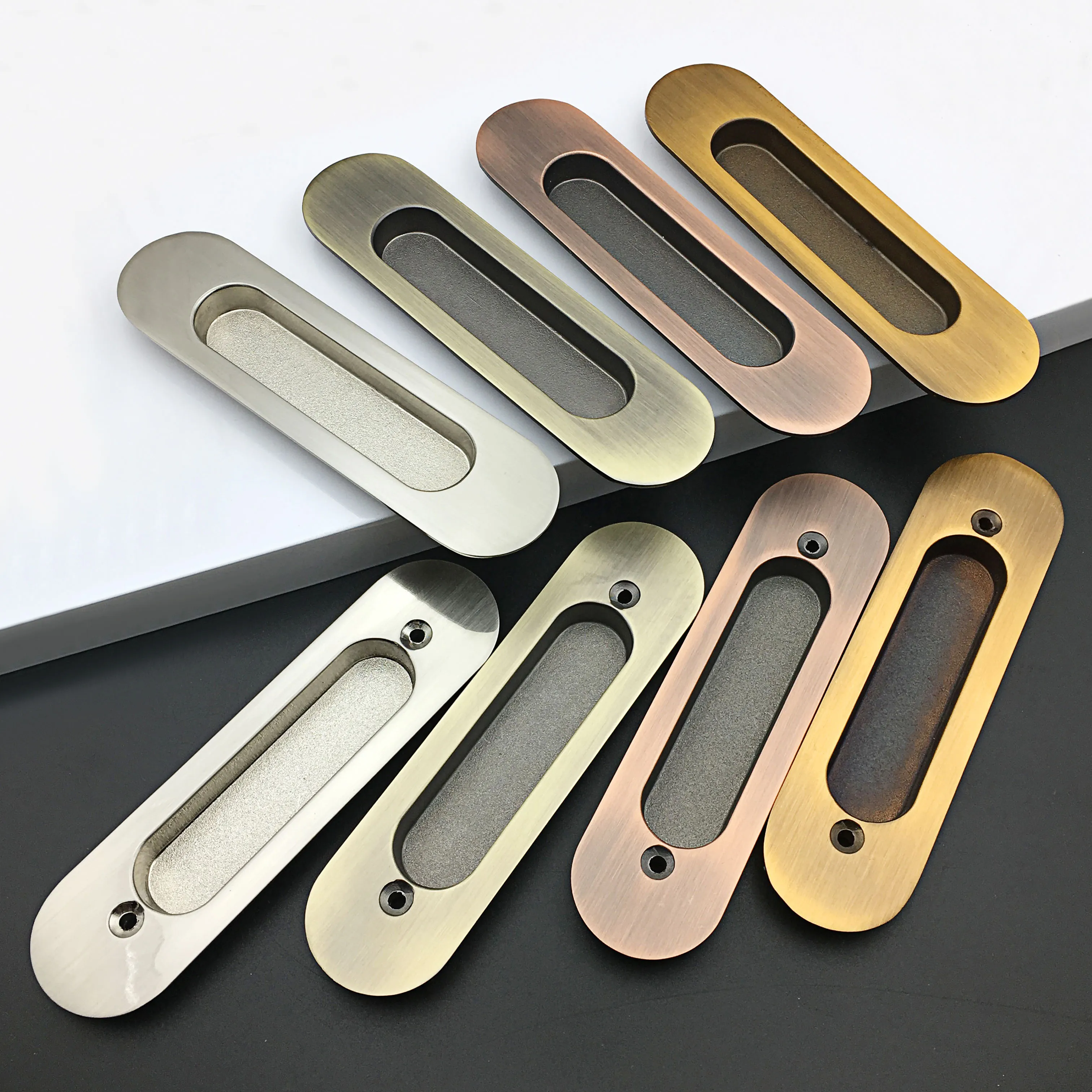 

Hidden Door Handles Zinc Alloy Recessed Pull Sliding Door Handles Bedroom Door Cabinet Handle Furniture Handle Hardware