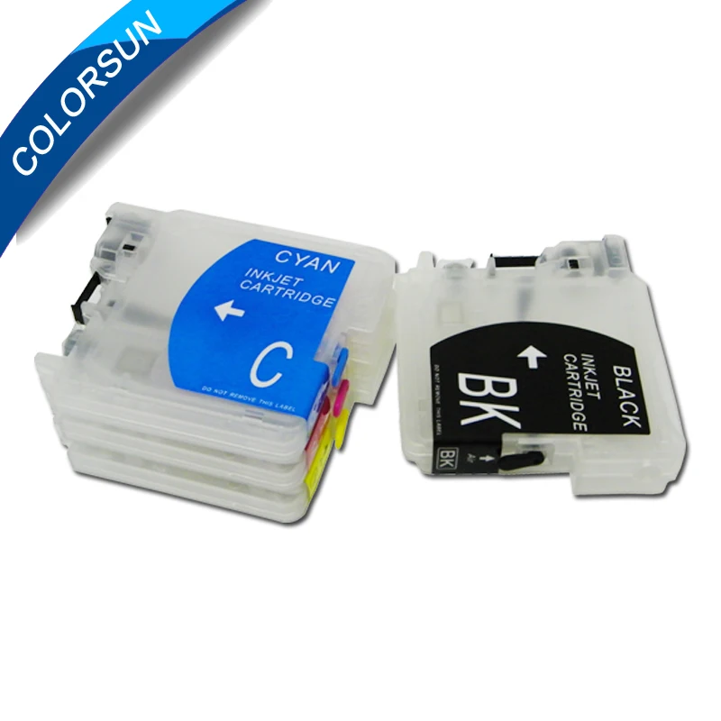 4 шт. LC11 LC16 LC38 LC61 LC65 LC67 LC980 LC1100 чернильный картридж для принтера Brother DCP J140W|ink cartridge|brother lc980 ink cartridgesbrother cartridge |