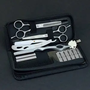Острые Ножницы 5,5 дюйма, ножницы для стрижки волос, недорогие филировочные ножницы, Парикмахерская, бритва, стрижка, ножницы для стрижки волос
