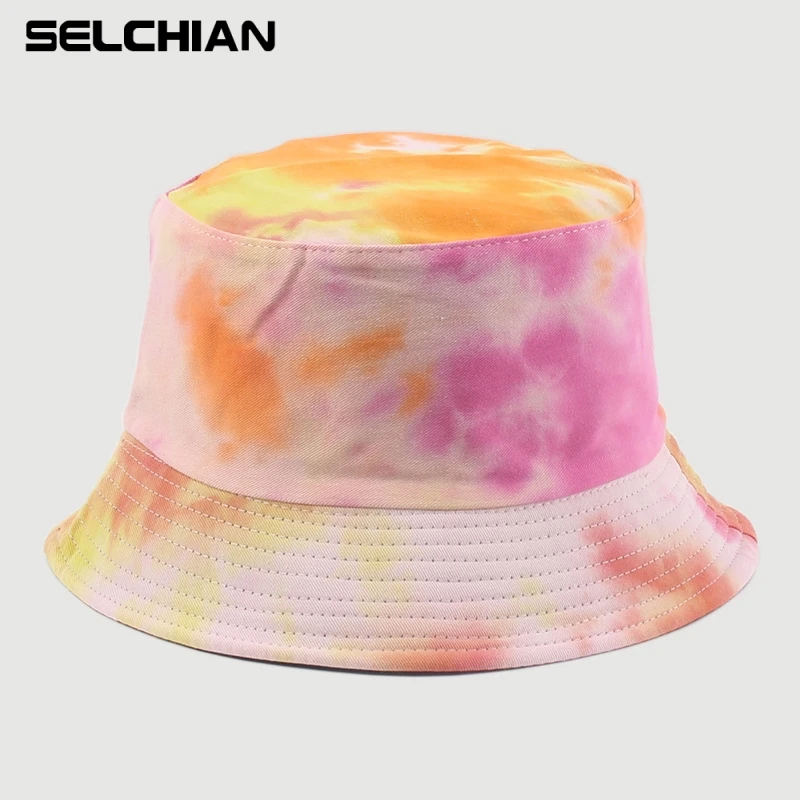 Панама с граффити для мужчин и женщин хлопковая шляпа от солнца цветным принтом