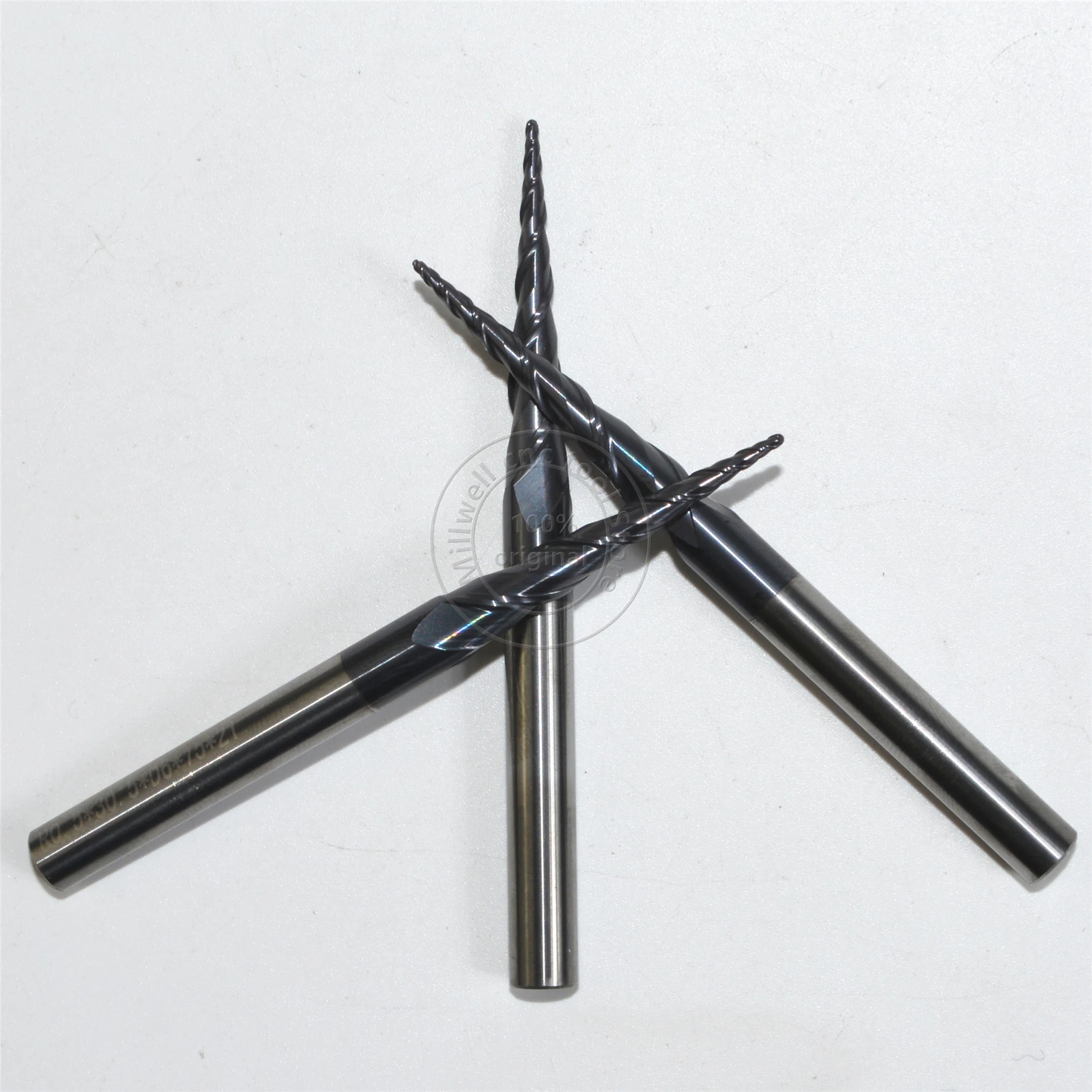 Бесплатная доставка R0.5 * D6 30 5 75L 2F HRC55 вольфрамовые прочные покрытые карбоном