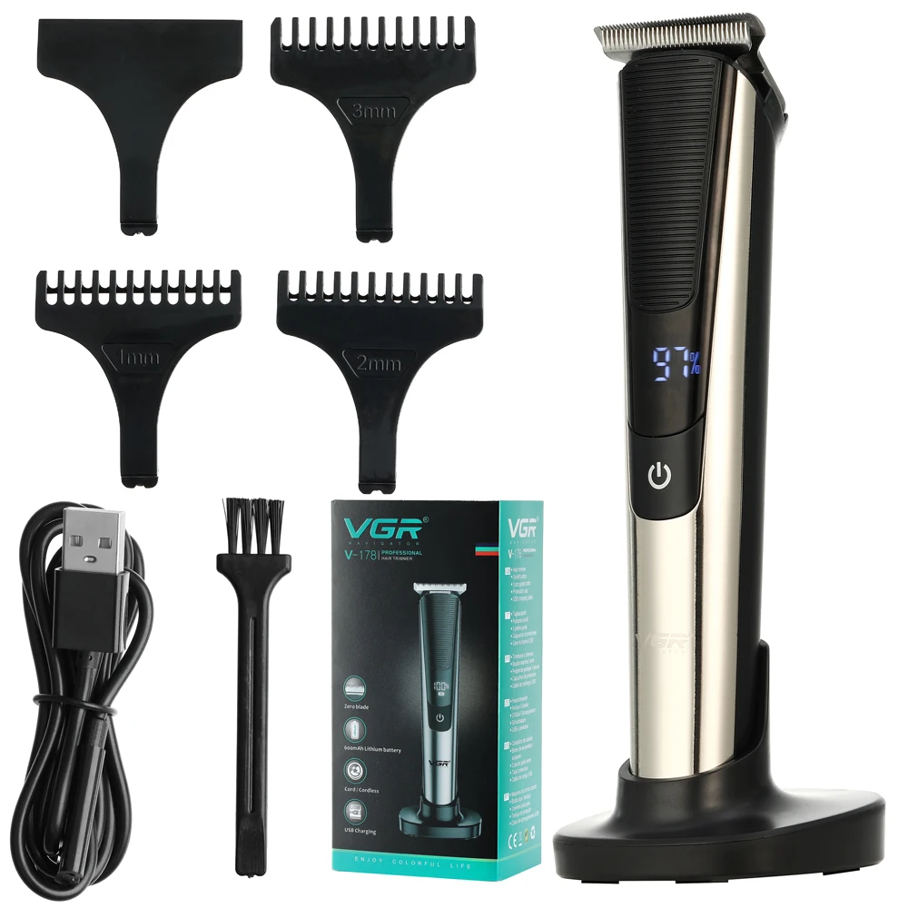 

Cortadora de Pelo Electric Hair Clipper 0mm Knife Head Electric Trimmer Haircut Portable LCD Hair Clipperes Barbeador Eletrico