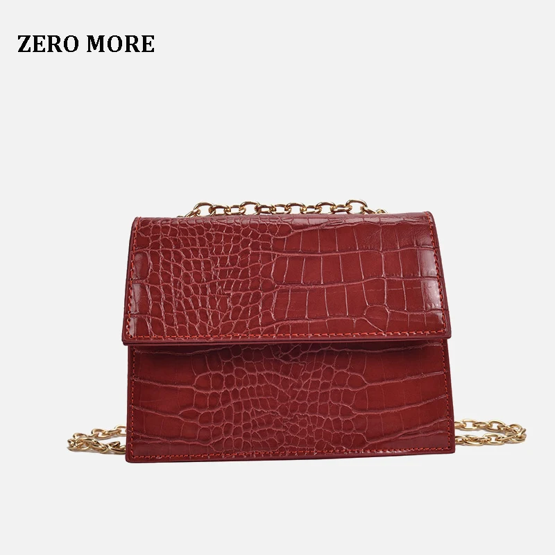 ZERO MORE/женская сумка через плечо модные плечевые дамские сумочки с узором