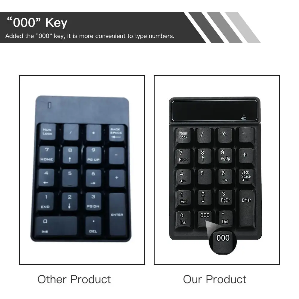 

Wireless Numeric Keyboard Mechanical Touch Feel Financial Banking Machine Equipment Customized Small Keyboard