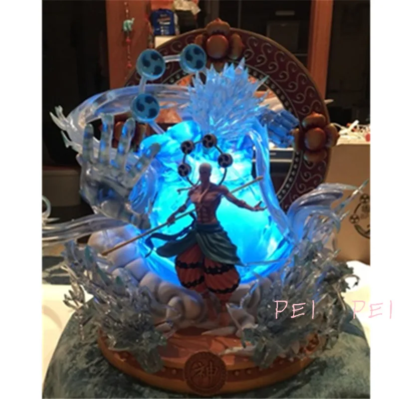ONE PIECE Sky Piea Enel полноразмерная портретная Мужская футболка с тором статуя из смолы GK Art Craft фигурка Коллекционная модель игрушки P1613