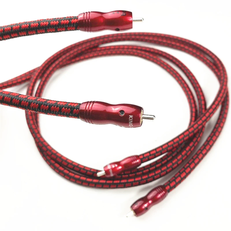 Кабель для соединения звука Par King Cobra PSC HiFi с посеребренным RCA разъемом|Кабели VGA| |