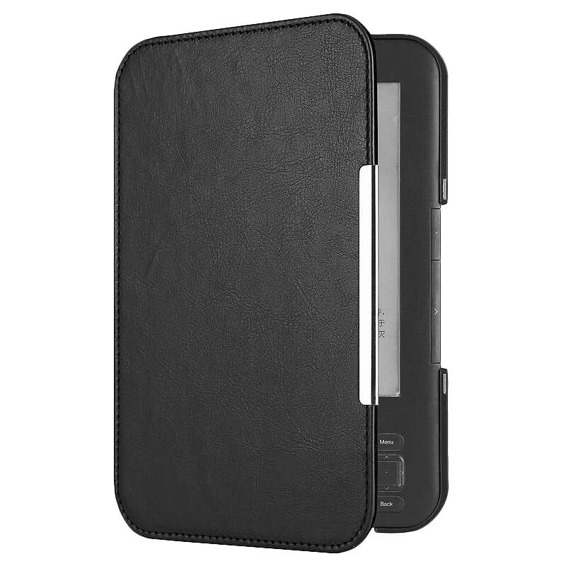 Чехол книжка из искусственной кожи для Amazon Kindle 3 3Rd Reader Keyboard Sn EReader черный защитный