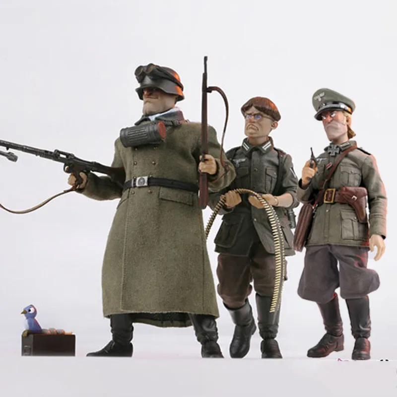 

Big Head Soldier 1/12th BGS004 Beautiful Western Forest Guard 6" Male Action Figure POPTOYS