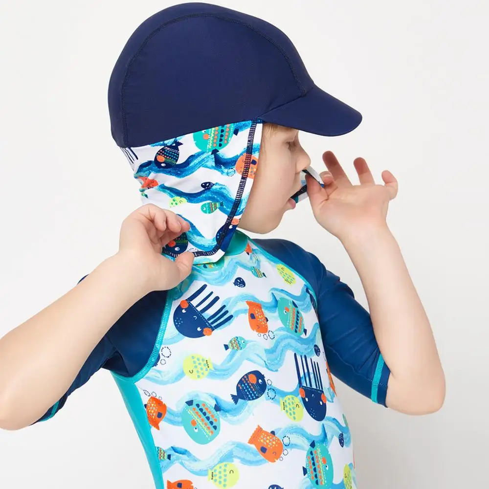 

Julysand Boys Swimwear High-end One Piece Swimsuit Kids Cartoon Printed Skin Care Bathing Suit for Boy