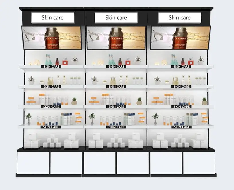 Для косметики шкаф-витрина для салонов красоты продукта полка дисплея шкаф