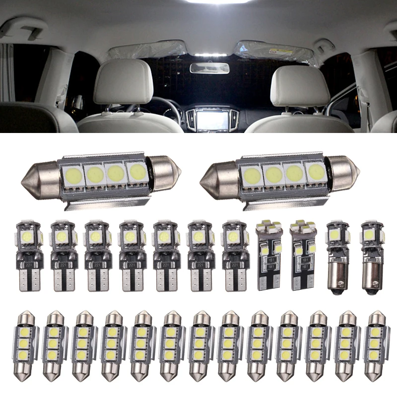

1 set Canbus Car LED Interior Light Kit For Mercedes Benz E Class W211 2003-2009 Interior Dome Reading Map Glove Light