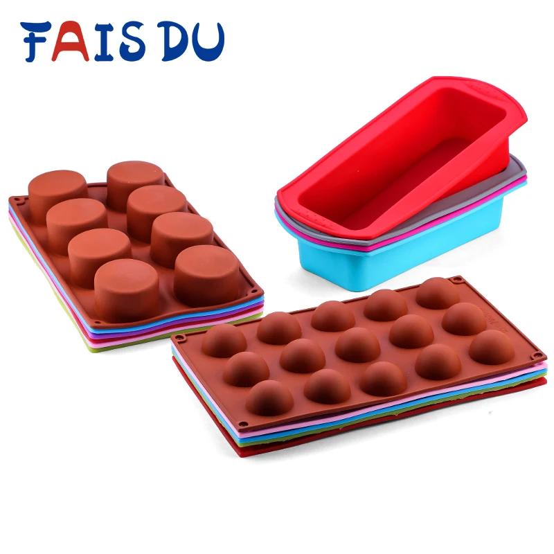 Силиконовая форма для пудинга полупрозрачная десерта полушоколадный мячик