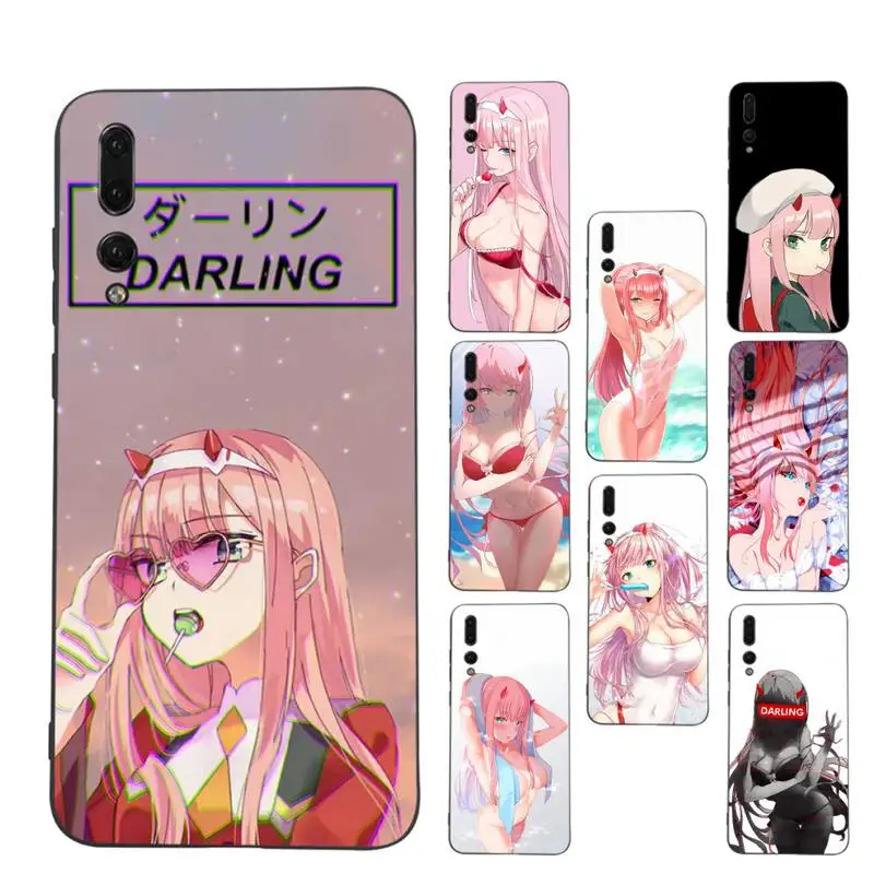 

Zero Two Darling in the FranXX Phone Case Soft Silicone Case For Huawei P 30lite p30 20pro p40lite P30 Capa