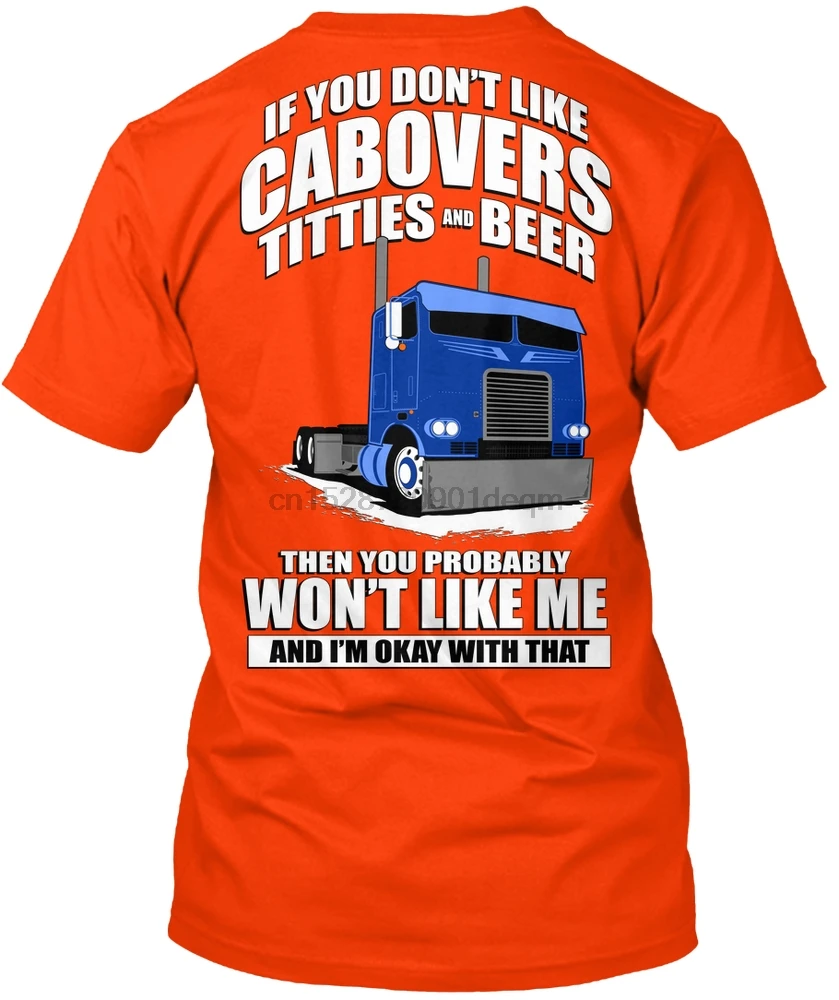 Мужская футболка Trucker Cabover Beer Левая грудь женская | одежда