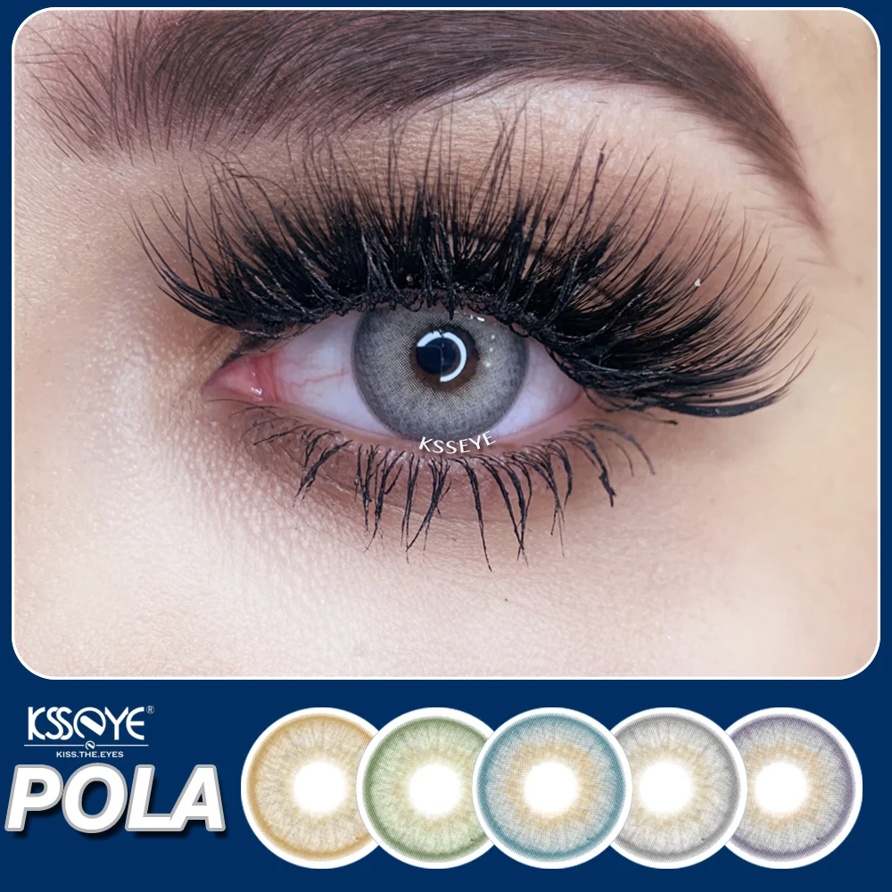 

KSSEYE Pola Sost цветная Крышка для контактных линз глубокие глаза красивый макияж для школьников Свадебные маскарадные