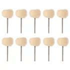 10 шт. 2,35 мм шерстяная шлифовальная кисть, дремель аксессуары шлифовальный полировальный круг точильная головка сверла роторный инструмент для полировки для ювелира