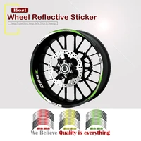 strips motorcycle wheel tire stickers car reflective rim tape motorbike bicycle auto decals for kawasaki z650 17 20