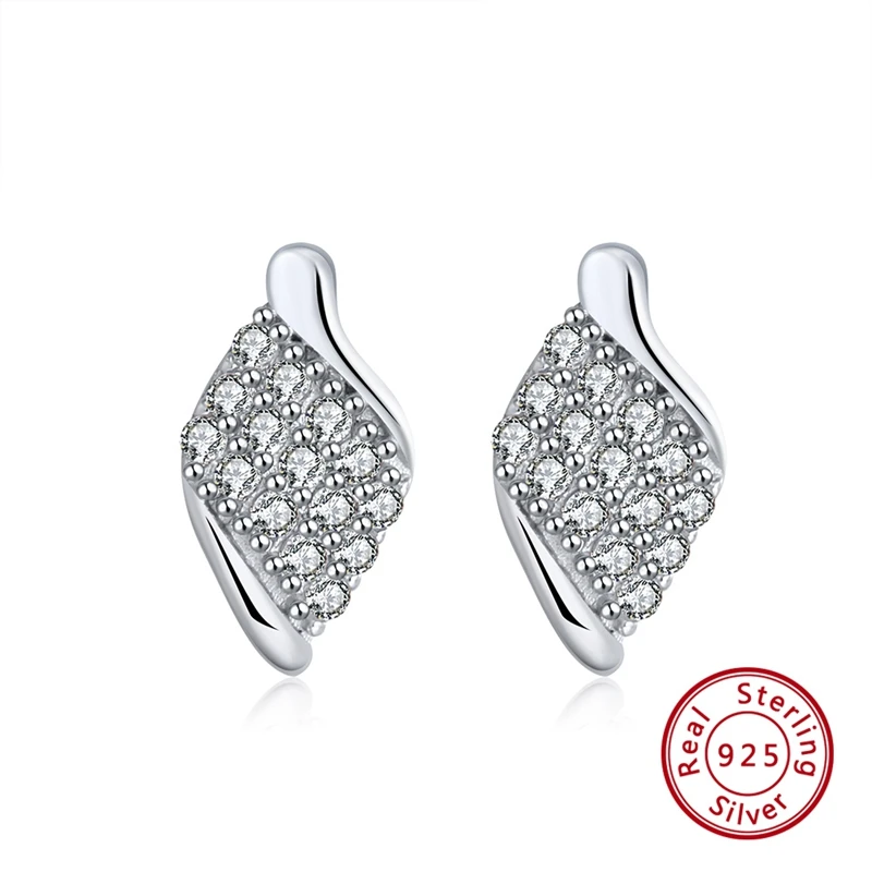 se113 ORSA JEWELS женские серьги в форме цветка 925 пробы серебро AAA CZ романтические серьги для девушек женские вечерние ювелирные изделия подарок SE110 - Цвет камня: se113