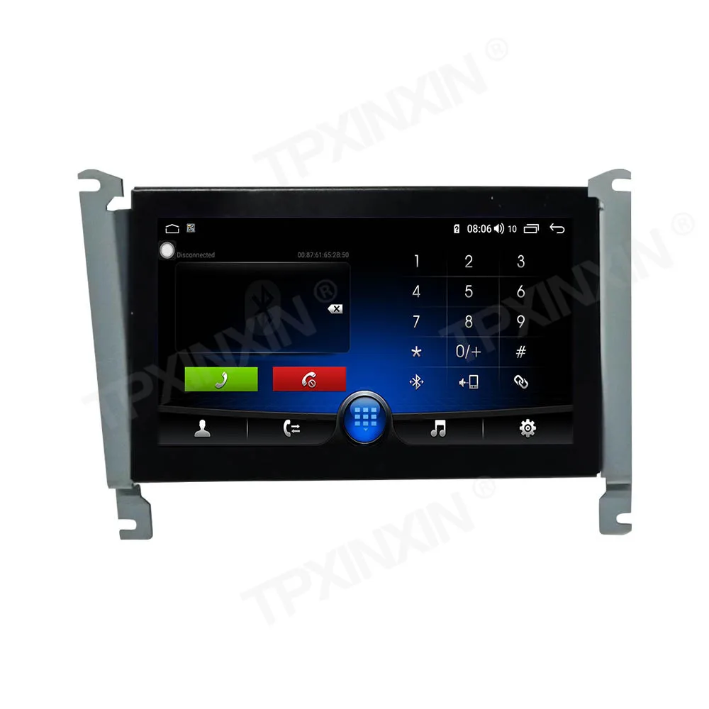 구매 무선 카플레이 자동차 GPS 내비게이션 오토 헤드 유닛 멀티미디어 플레이어, 재규어 XF XFL 2004-2015 용 라디오 테이프 레코더 스테레오 테슬라