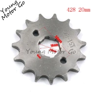 428 20mm 10 11 12 13 14 15 16 17 18 19 t front engine sprocket for stomp ycf upower atv quad dirt pit bike buggy
