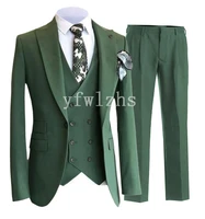 new arrival one button groomsmen peak lapel groom tuxedos men suits weddingprom best man blazer jacketpantsvesttie b209