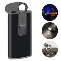 xifei refillable cigar lighter torch w flashlight punch windproof aansteker metal esqueiro ma%c3%a7arico outdoor smoking accessories