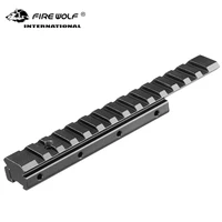 fire wolf hunting accessories dovetail extend picatinny rail adapter 11mm to 20mm airsoft accessories scope bases extend mount