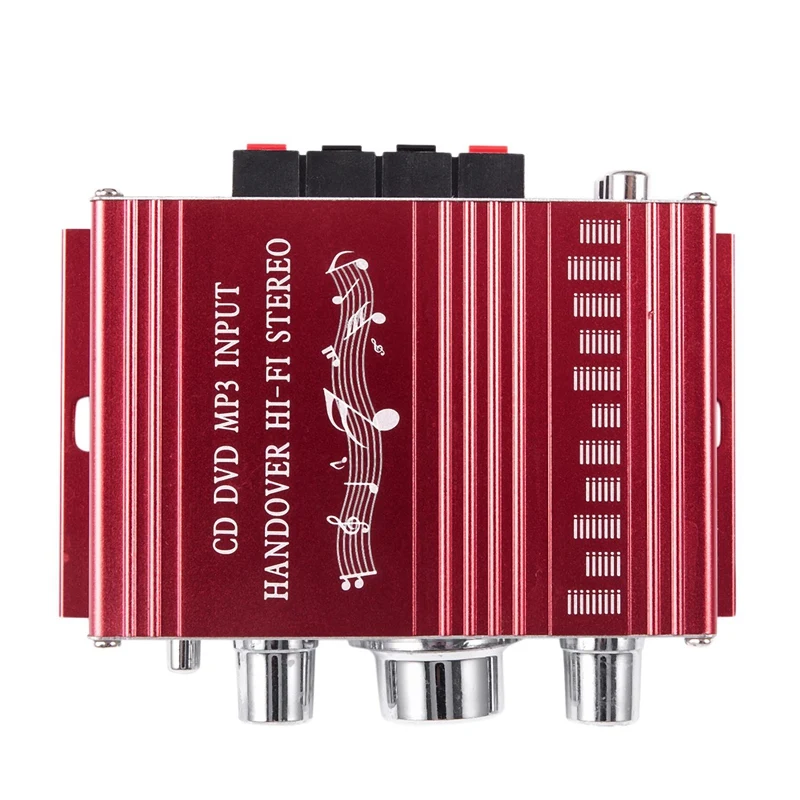 Лидер продаж стереоусилитель RCA 2CH Hi-Fi бустер mp3-колонка для автомобиля DVD Mini Moto |