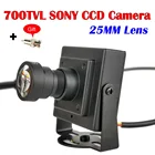 Новинка HD Sony Effio-E(4140 + 811) 700TVL мини-камера дальнего действия 25 мм объектив CCTV металлическая мини-камера автомобильный обгон