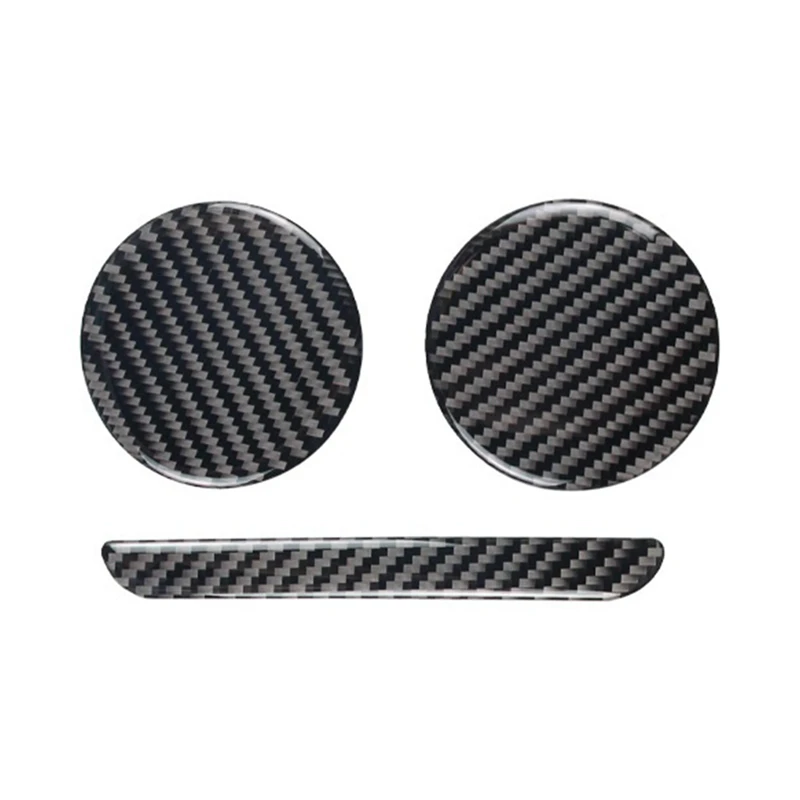 

Carbon Fiber Sticker Backseat Water Cup Holder Slot Pad Strip Car Trim for Toyota GT86 FT86 Subaru BRZ 2016-2020