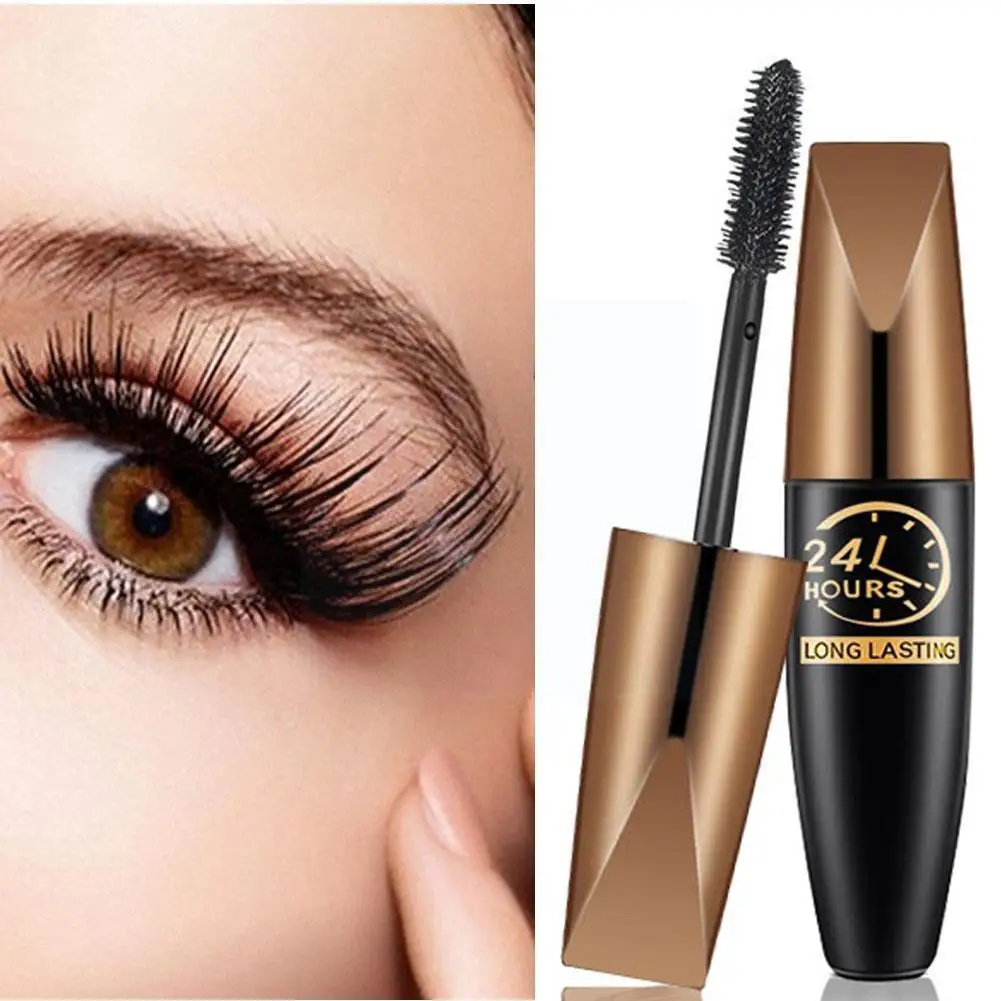 

4d Silk Fiber Mascara Lashes Lengthening Thick Curling Lengthening Waterproof Lengthening Curling Eye Mascara Eyelashes U4M4
