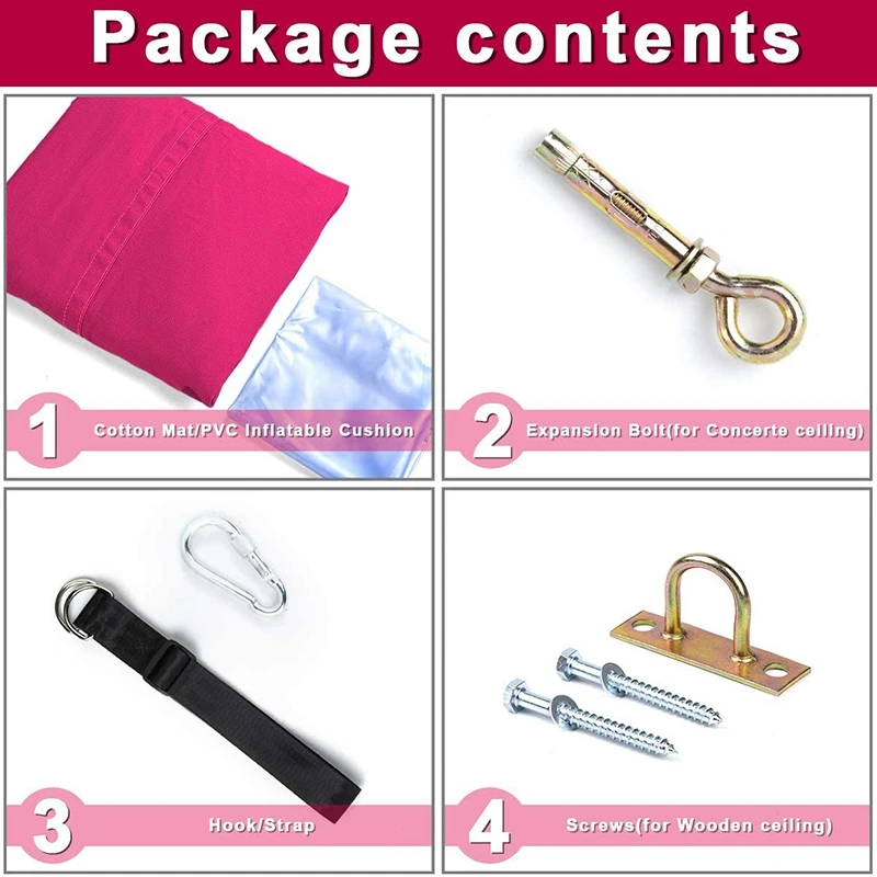 

Children's Swing Seat Pure Cotton Children's Hammock Chair is Suitable for Indoor and Outdoor Use