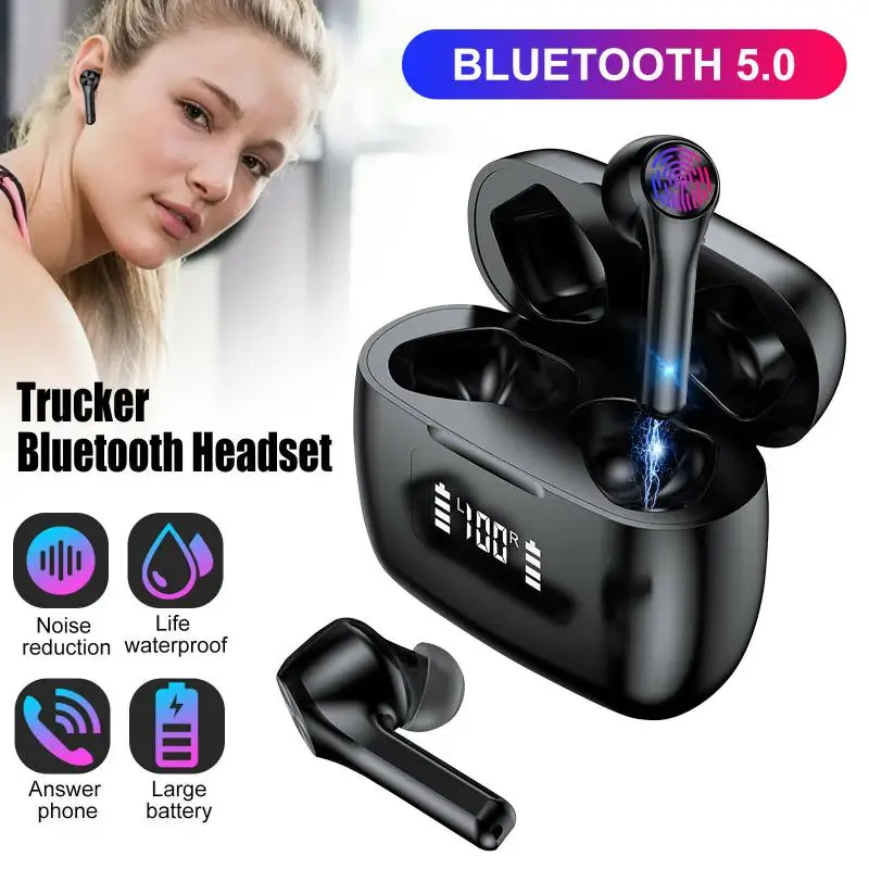 T9 наушники-вкладыши TWS Bluetooth 5 0 Беспроводной наушники светодиодный Мощность