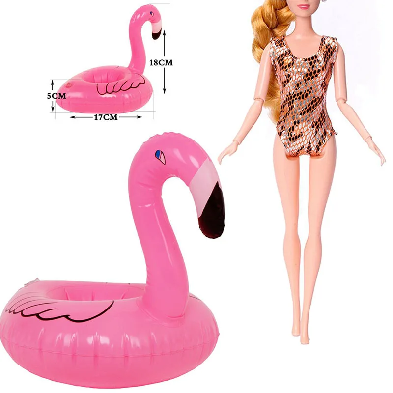 Плавательное кольцо поплавок розовая птица сердце животные Летний Пляжный