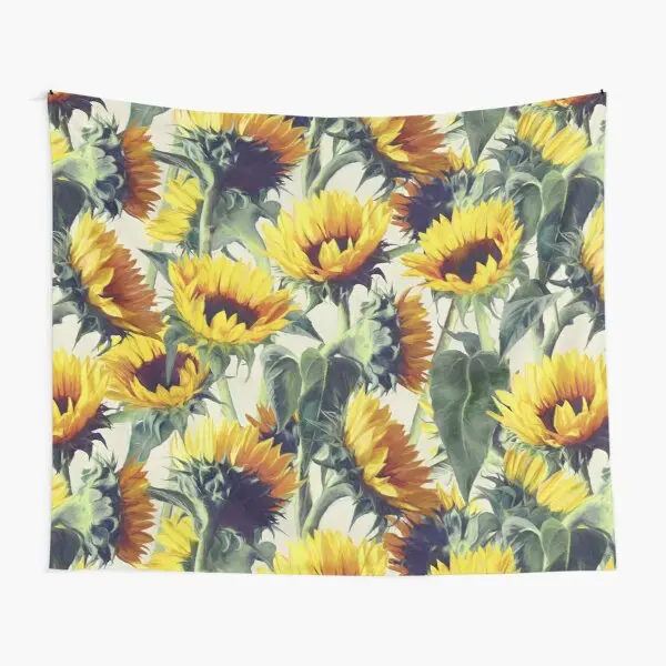 

Sunflowers Forever Tapestry Beautiful Colored Travel Mat Art Bedroom Room Yoga Decoration Hanging Bedspread Wall Decor Living