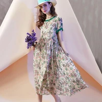 zuoman 2021 summer silk dress green maxi long dress 5xl plus size short sleeve women elegant bodycon party vestidos